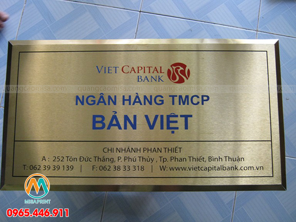 Làm biển tên công ty tại Vinh, Nghệ An